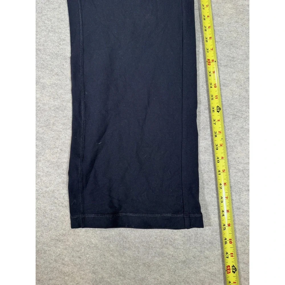 Lululemon‎ Sweatpants Womens XL Black Straight Leg Elastic Waist Pockets Yoga